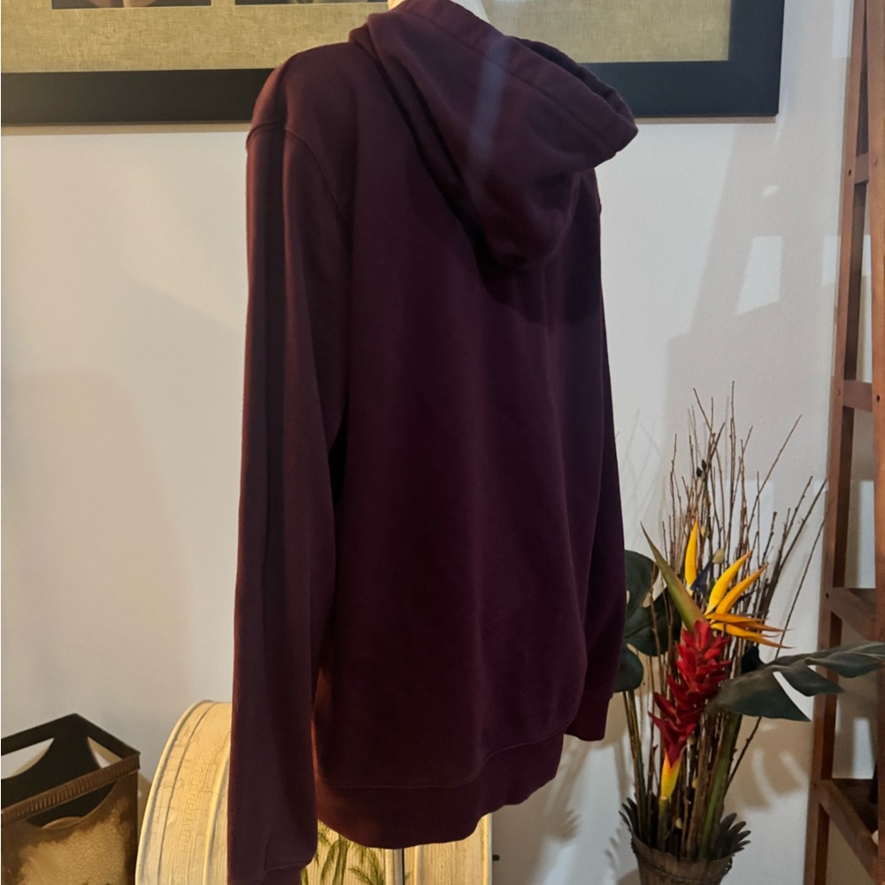 VANS OFF THE WALL HOODIE SWEATSHIRT MEN'S MEDIUM MAROON SKATEBOARD LONG SLEEVE - Picture 6 of 7